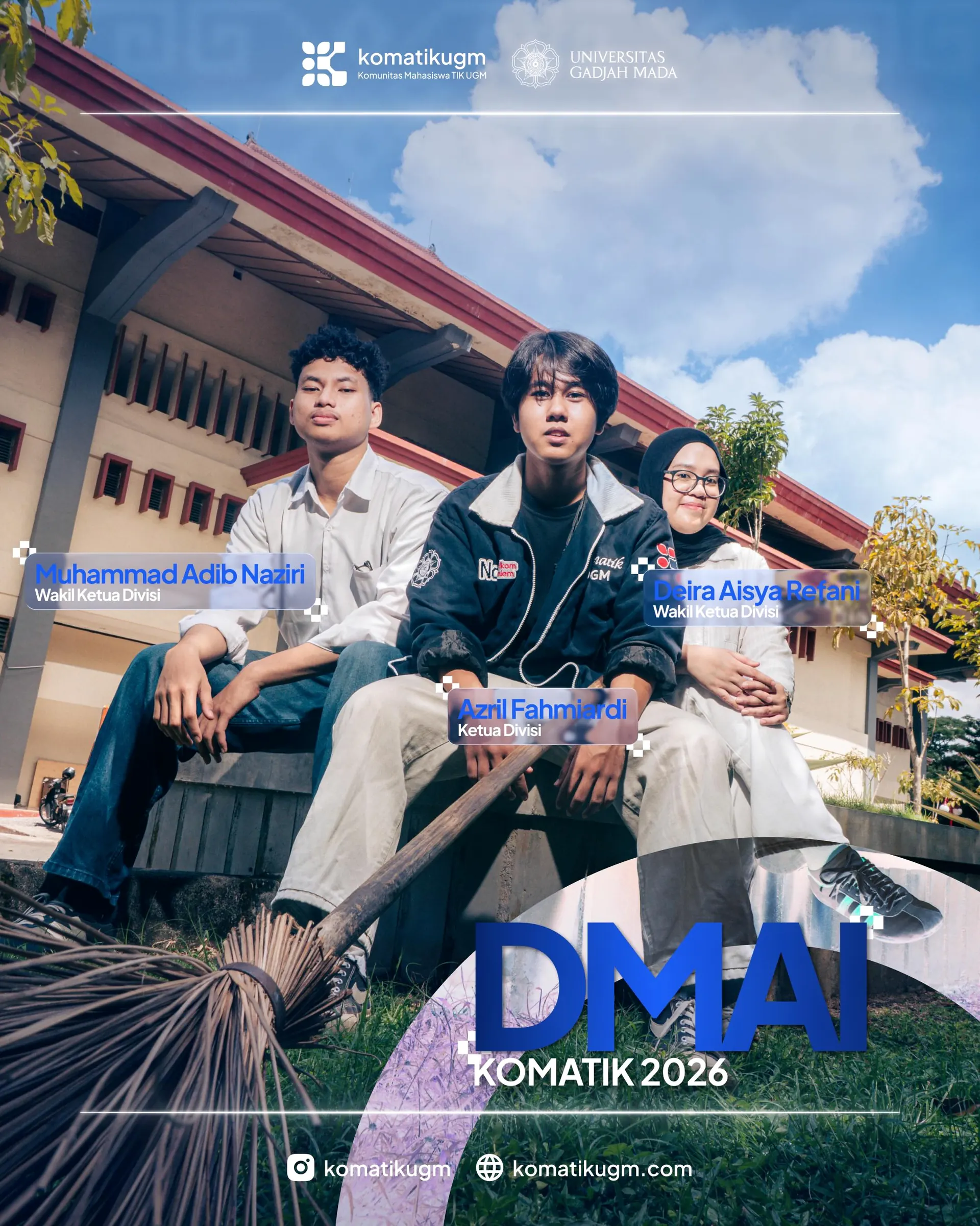 KOMATIK 2026 poster introducing the DMAI leads